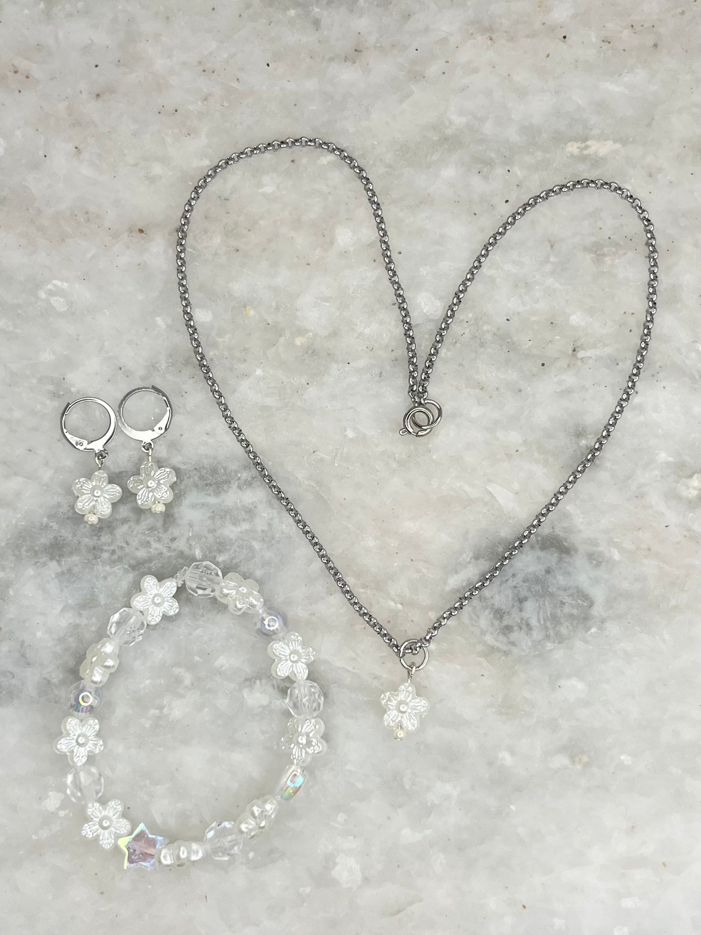 Conjunto de perlas de flores - Zona de chicas