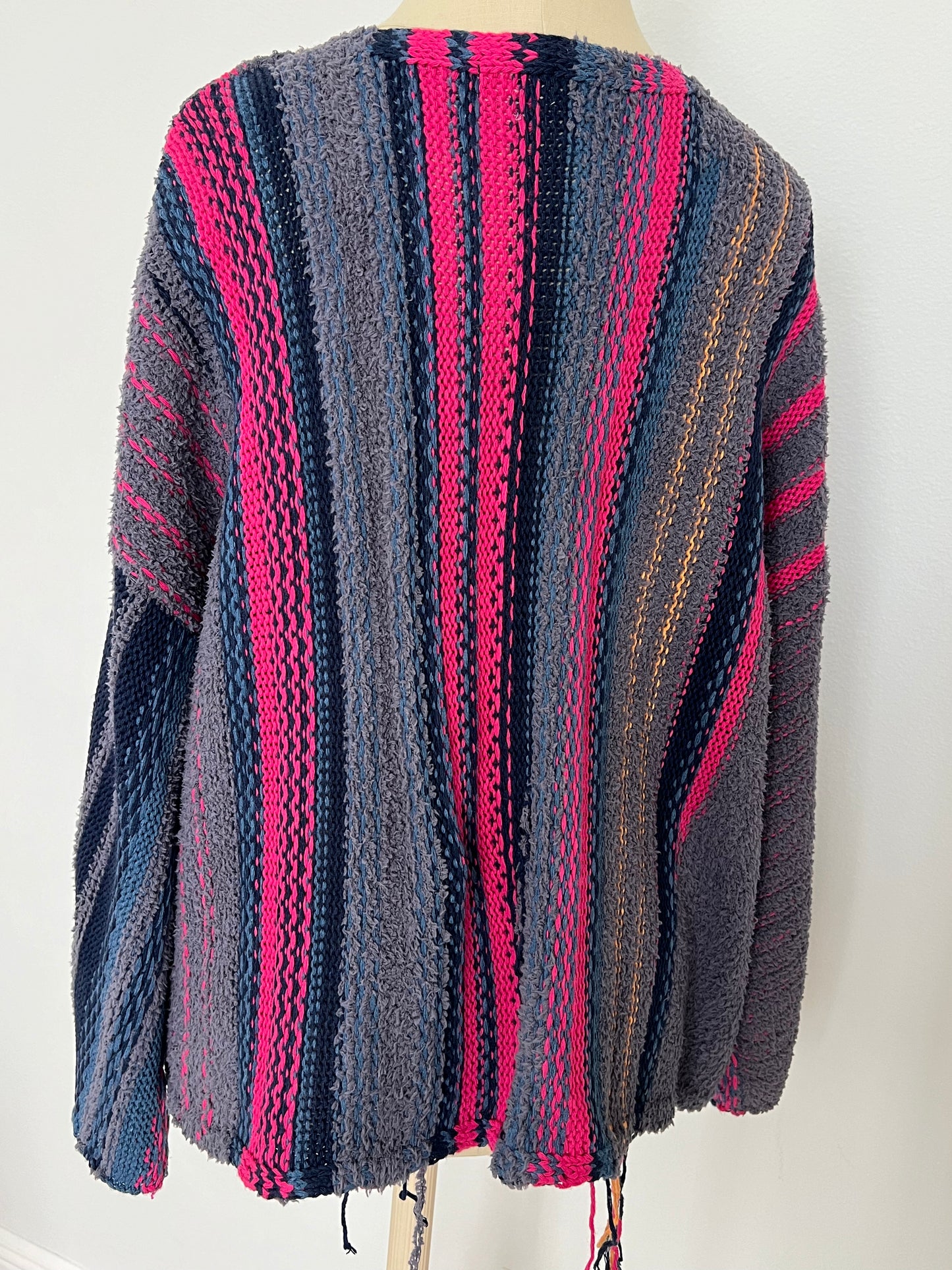 Steel Gray Graphic Sweater