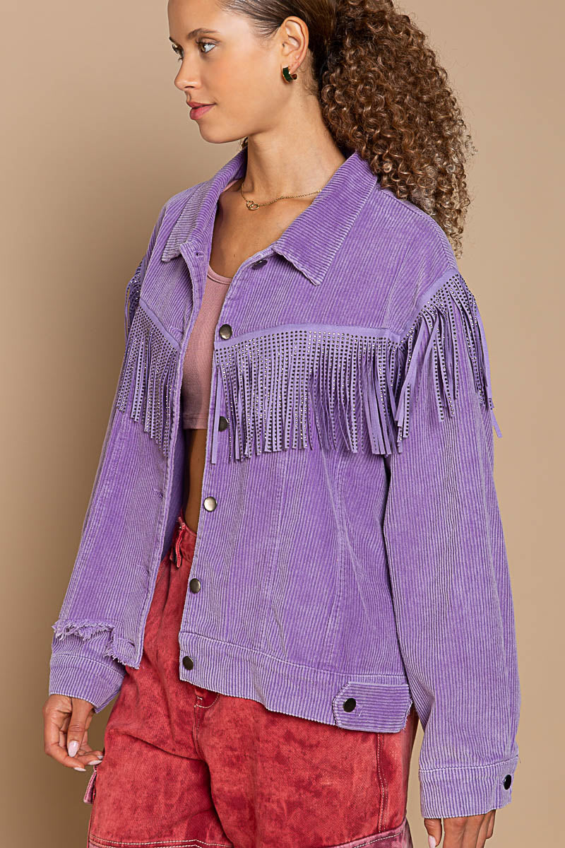 Chaqueta Fringe Binge