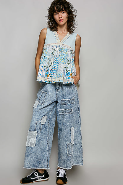 Bluebird Lace Whisper Tank