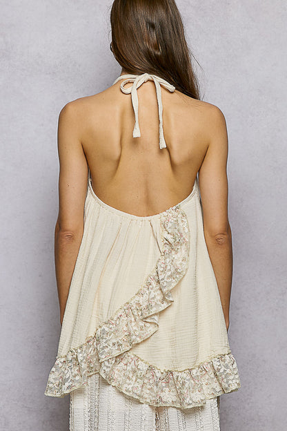 Natural In Neutral Halter Tunic