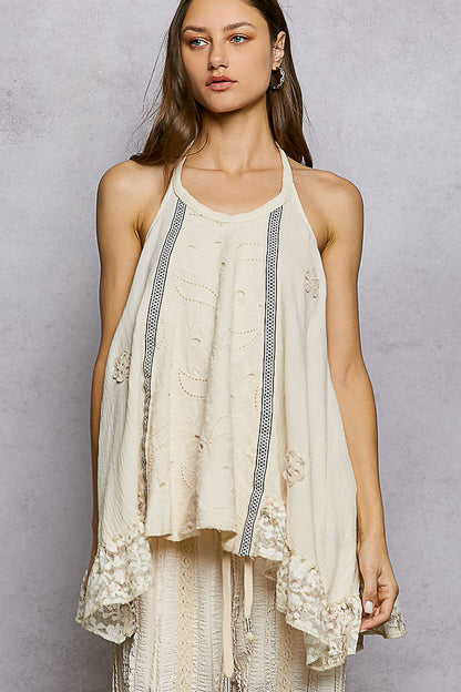 Natural In Neutral Halter Tunic