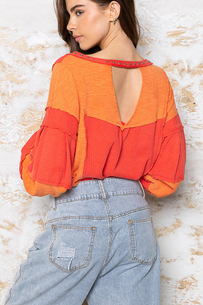 Orange Kiss Blouse