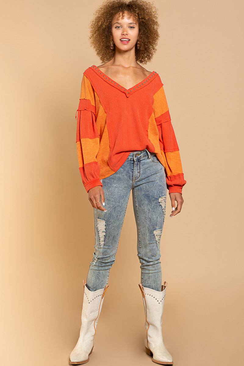 Orange Kiss Blouse