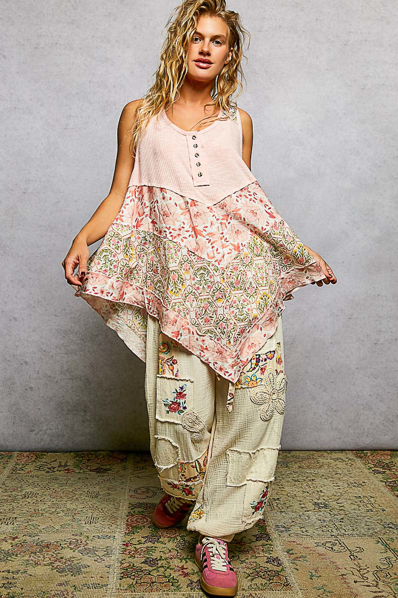Powder Pink Paradise Tunic