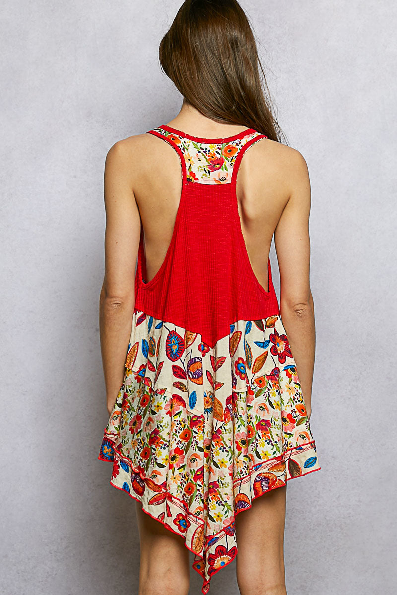 Poppy Sunrise Hi-Lo Tank