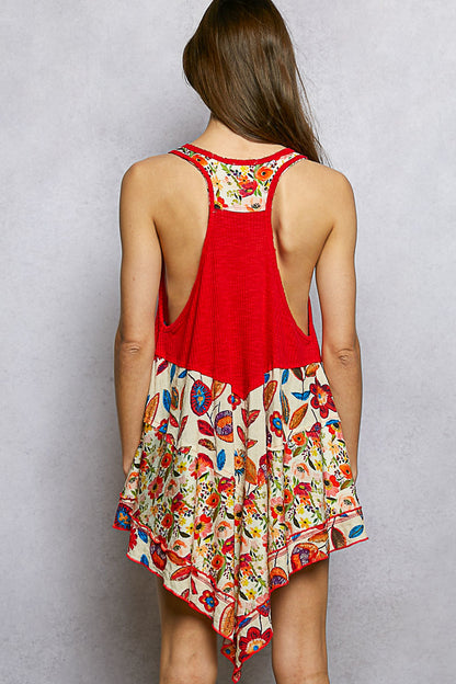 Poppy Sunrise Hi-Lo Tank
