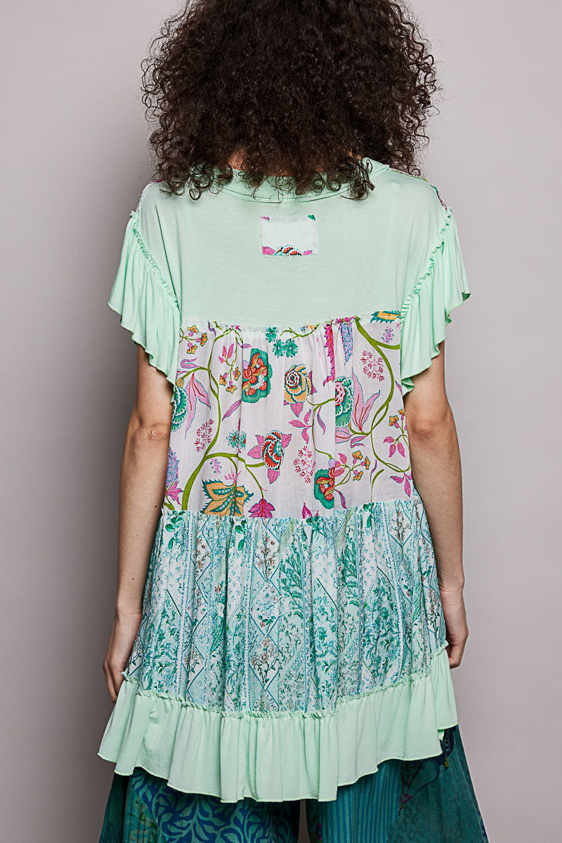 Sea Foam Party Punch Tunic