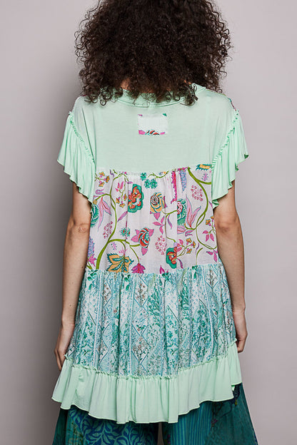 Sea Foam Party Punch Tunic