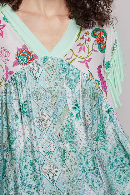 Sea Foam Party Punch Tunic